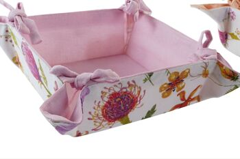 PANIER COTON 34X34X8 BLOOM 2 ASSORTIS. PC186913 2