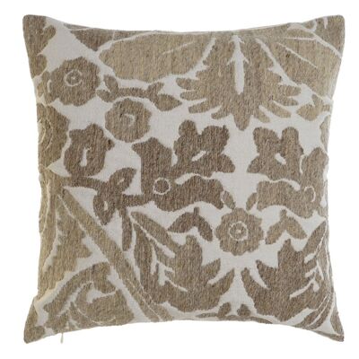 COTTON CUSHION 45X15X45 420GR, BEIGE EMBROIDERY TX208747