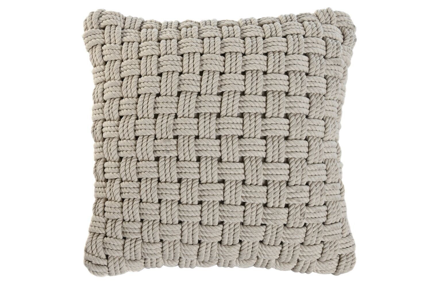 CUSCINO IN COTONE 45X45 1610 GR, RICAMO A MANO TX213373