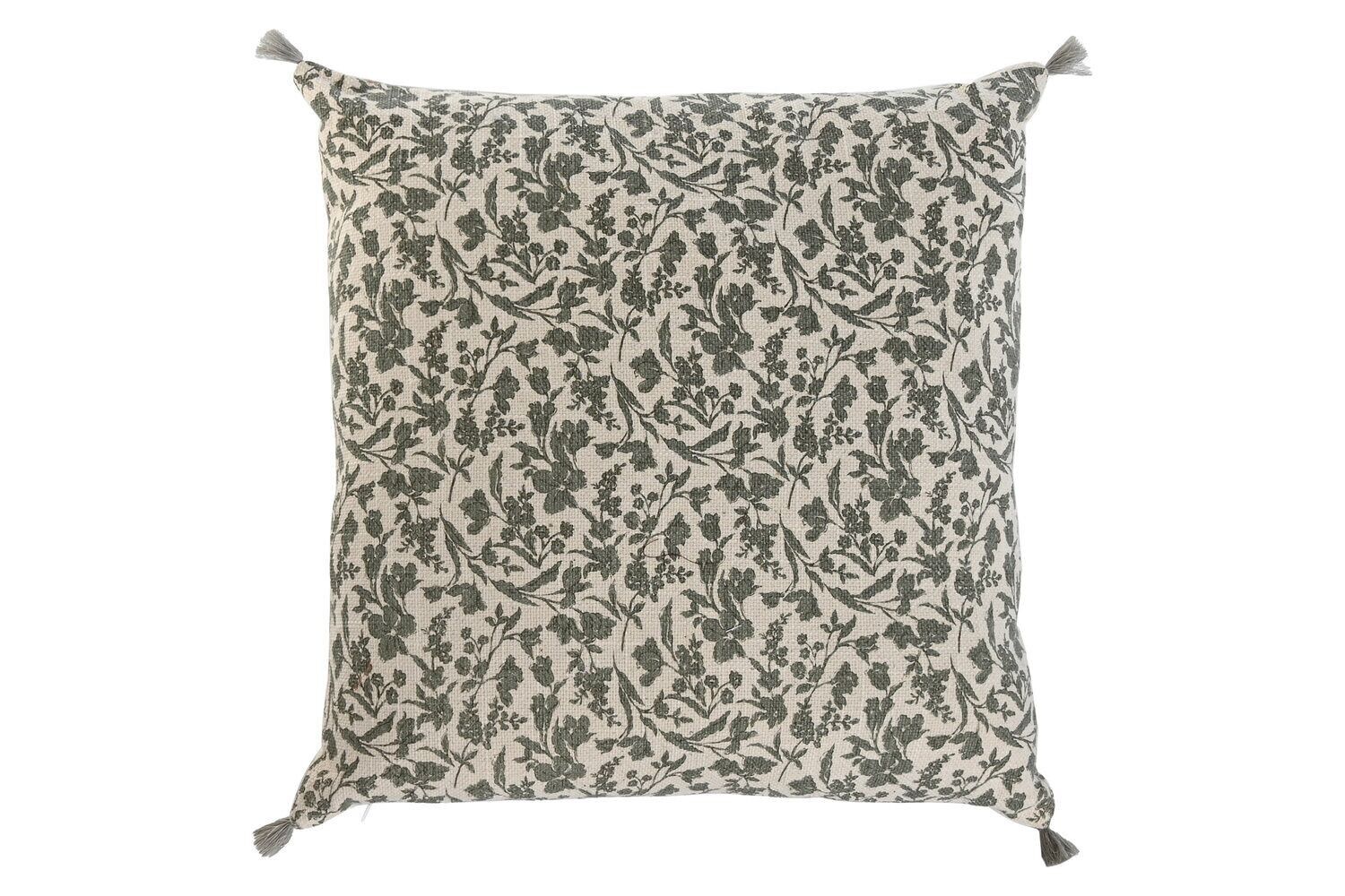 CUSCINO IN COTONE 45X45 420 GR, FRANGE Ecru TX213482