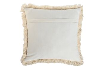 COUSSIN COTON 45X45 684GR BRODÉ MAIN TX213358 5