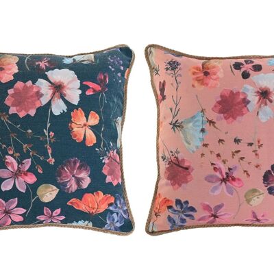 COUSSIN EN COTON 45X5X45 420 GR, IMPRIMÉ 2 SURT. TX210165