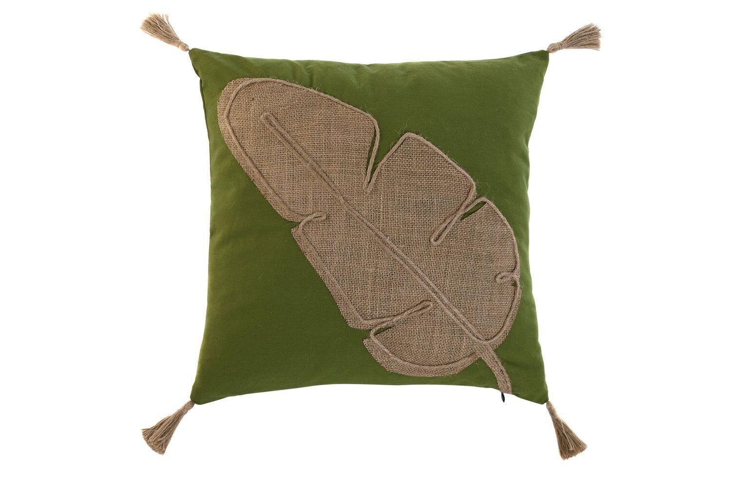 CUSCINO IN COTONE 45X5X45 420 GR. APPLICAZIONI E BO TX210155