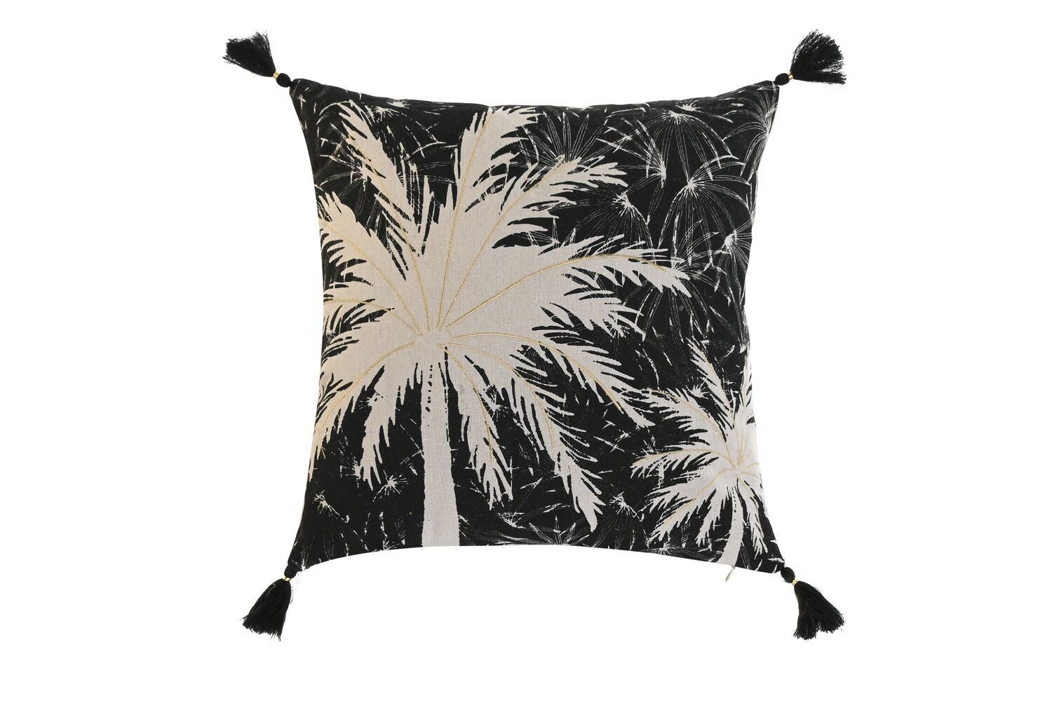 CUSCINO IN COTONE 45X5X45 420 GR, STAMPATO E RICAMATO TX210140