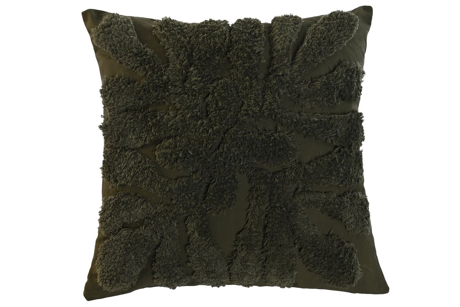 CUSCINO IN COTONE 45X5X45 420 GR. CORALLO VERDE TX210154