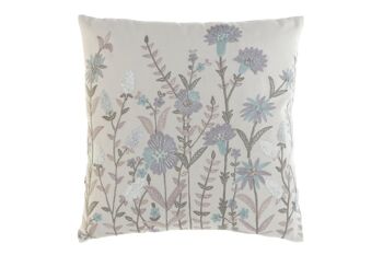 COUSSIN COTON 45X8X45 450 GR, FLEURS BRODÉES TX208840 1