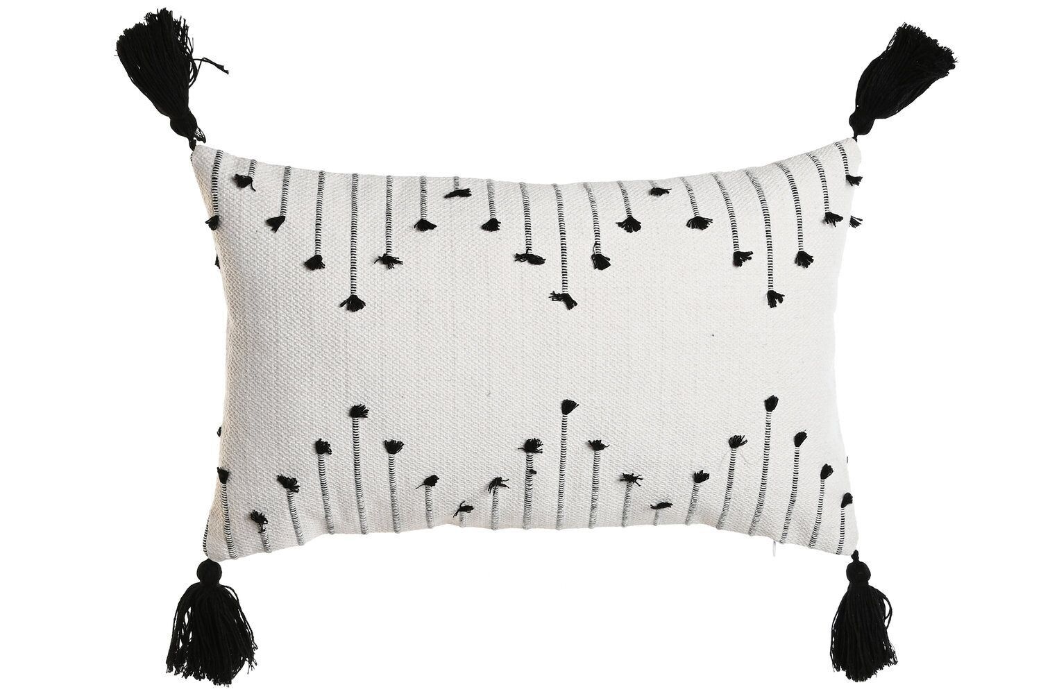 CUSCINO IN COTONE 50X15X30 380 GR. RICAMO ROMBO TX210228