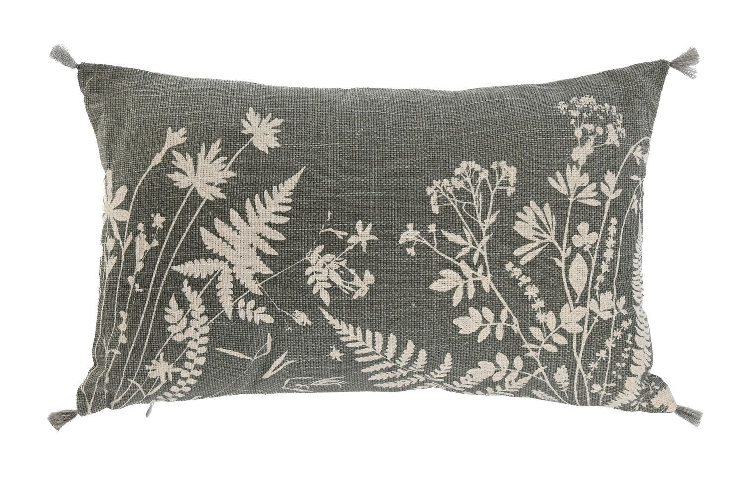 CUSCINO COTONE LINO 50X30 380 GR, NAPPINE VERDI TX213484