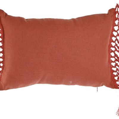 COUSSIN EN COTON RECYCLÉ 50X15X30 380 GR. FRANGES TX210390