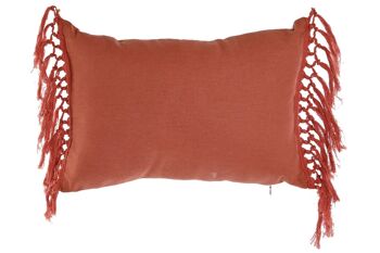 COUSSIN EN COTON RECYCLÉ 50X15X30 380 GR. FRANGES TX210390 1