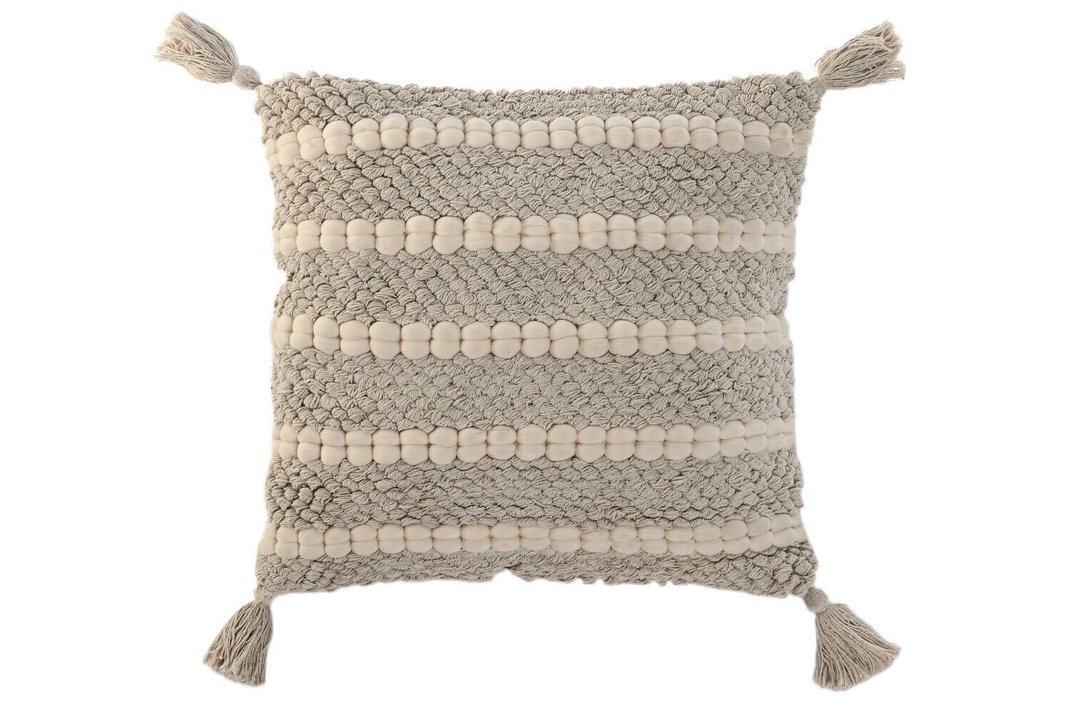 CUSCINO IN JUTA COTONE 45X45 KG 1,52 FATTO A MANO TX213619