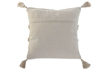 COUSSIN JUTE COTON 45X45 790 GR, FAIT MAIN TX213608 4