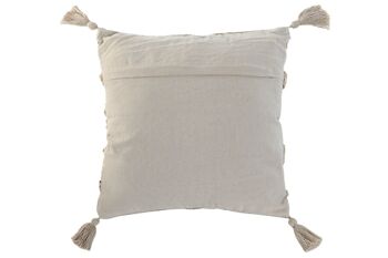 COUSSIN COTON JUTE 45X45 860 GR, FAIT MAIN TX213616 4