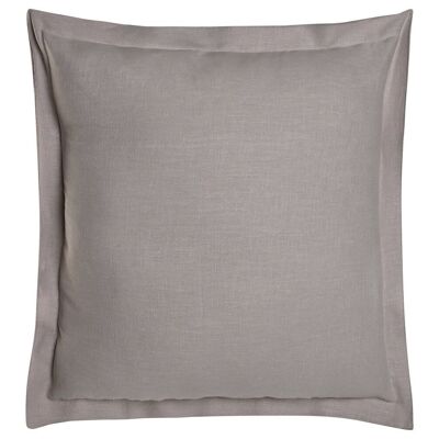 LINEN CUSHION 60X60 750 GR, WITH LIGHT GRAY FRINGES TX213498