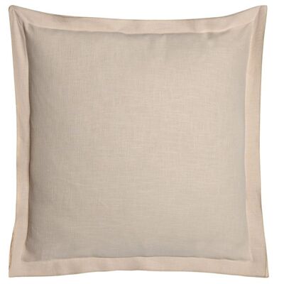 LINEN CUSHION 60X60 750 GR, WITH SAND FRINGES TX213496