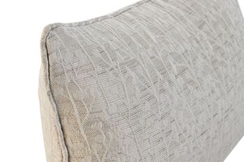 COUSSIN POLYESTER 30X50X50 380 GR. JAQUARD BEIGE TX210308 2