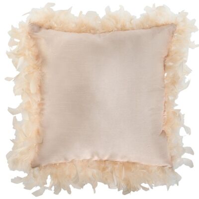 COUSSIN POLYESTER 40X40 380 GR, PLUME ROSE TX213562