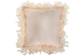 COUSSIN POLYESTER 40X40 380 GR, PLUME ROSE TX213562 1