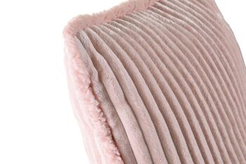 COUSSIN POLYESTER 45X10X45 380 GR, MOUTON ROSE TX199587 3