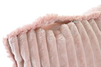 COUSSIN POLYESTER 45X10X45 380 GR, MOUTON ROSE TX199587 4