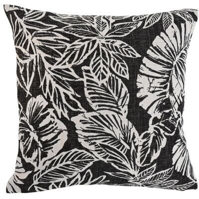 COUSSIN POLYESTER 45X15X45 420 GR. IMPRIMÉ NOIR TX210225