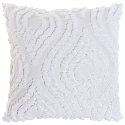 COUSSIN POLYESTER 45X45 420 GR, BLANC TX213573