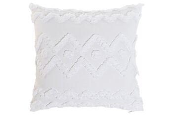 COUSSIN POLYESTER 45X45 420 GR, BLANC TX213578 1