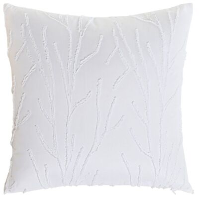 COUSSIN POLYESTER 45X45 420 GR, BLANC TX213588