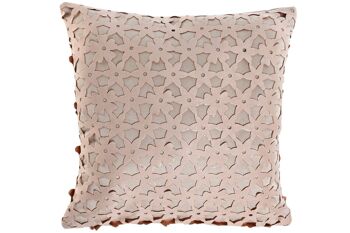 COUSSIN POLYESTER 45X45 420 GR, OUVERTURE ROSE TX213566 1