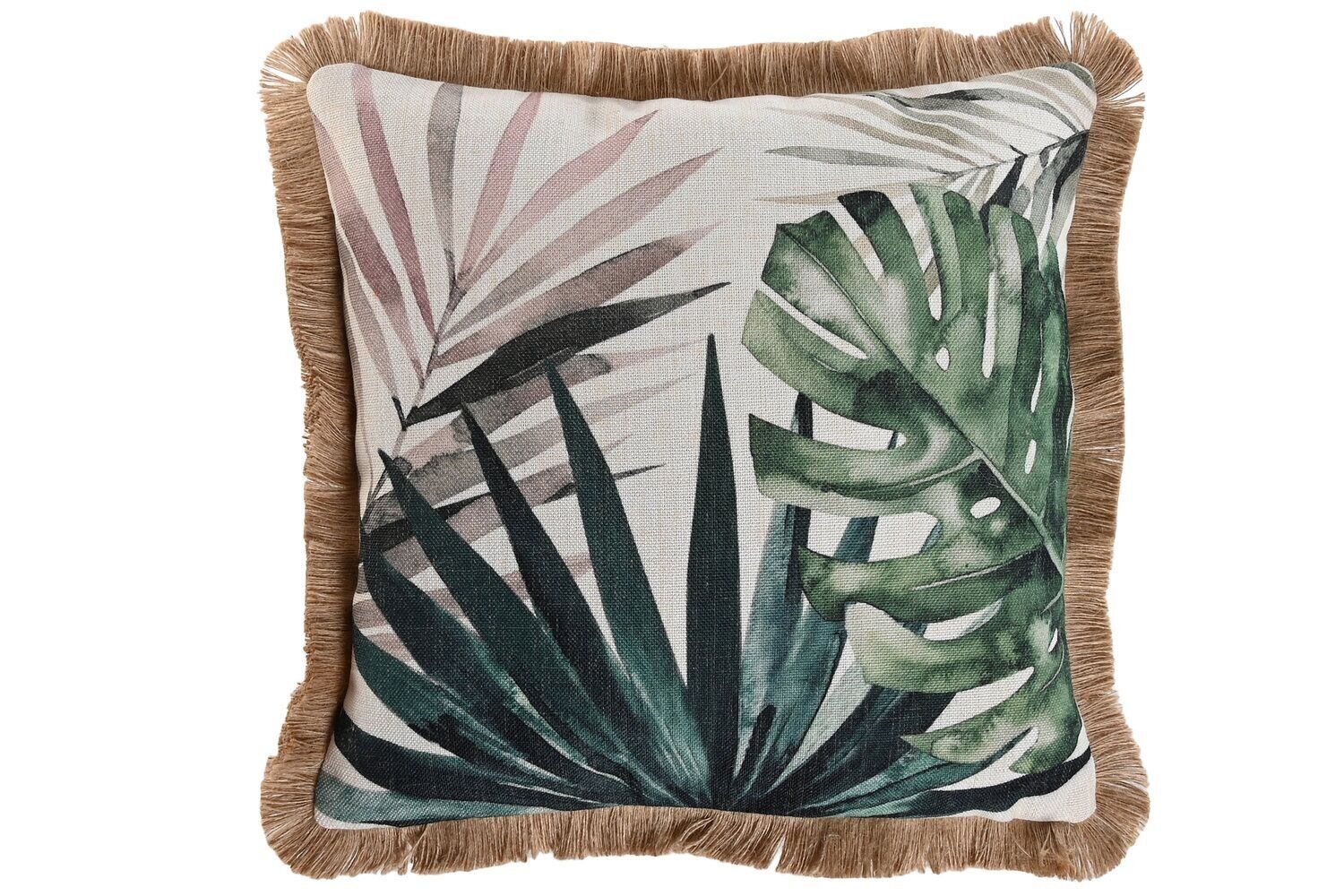 CUSCINO POLIESTERE 45X45 420 GR. FRANGE MULTICOLORE TX213556