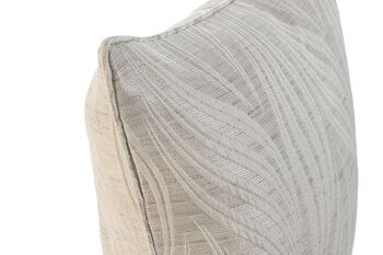 COUSSIN POLYESTER 45X45X45 420 GR. JAQUARD BEIGE TX210310 2