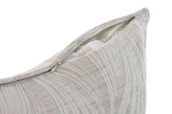 COUSSIN POLYESTER 45X45X45 420 GR. JAQUARD BEIGE TX210310 3