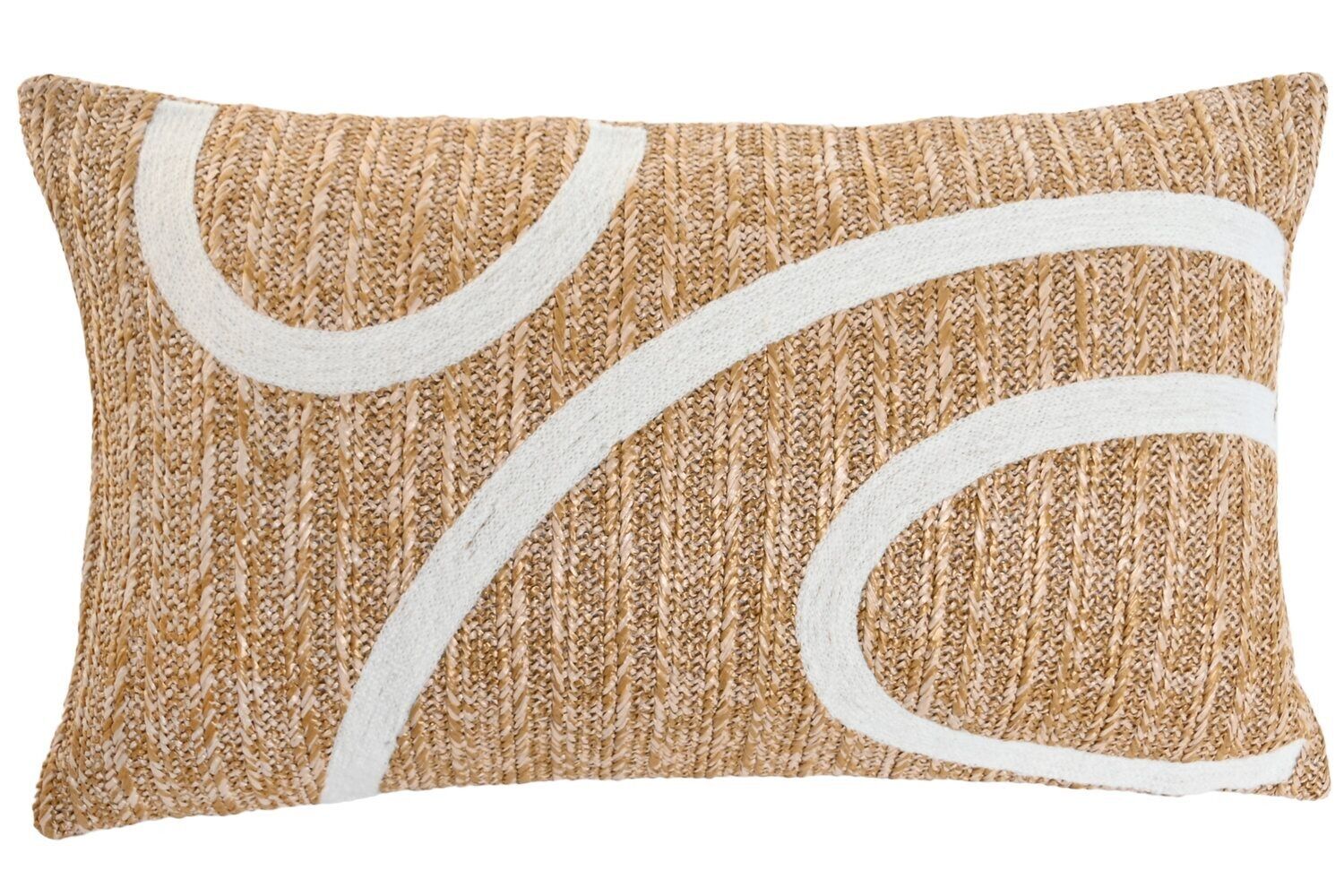 CUSCINO POLIESTERE 50X15X30 380 GR. RICAMO NATURALE TX210218