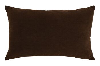 COUSSIN POLYESTER 50X30 380 GR, BRODERIE MARRON TX213465 5