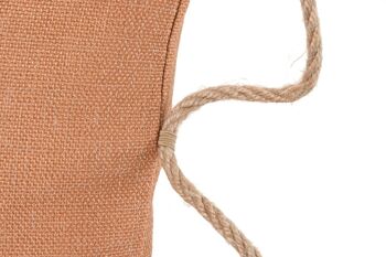 COUSSIN JUTE POLYESTER 45X15X45 420 GR. CORDES TX210231 4