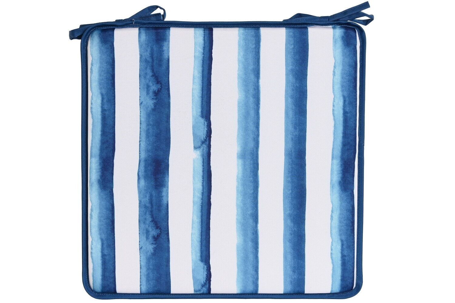 CUSCINO SEDIA IN POLIESTERE 38X38X2 IMPERMEABILE BLU TX213553