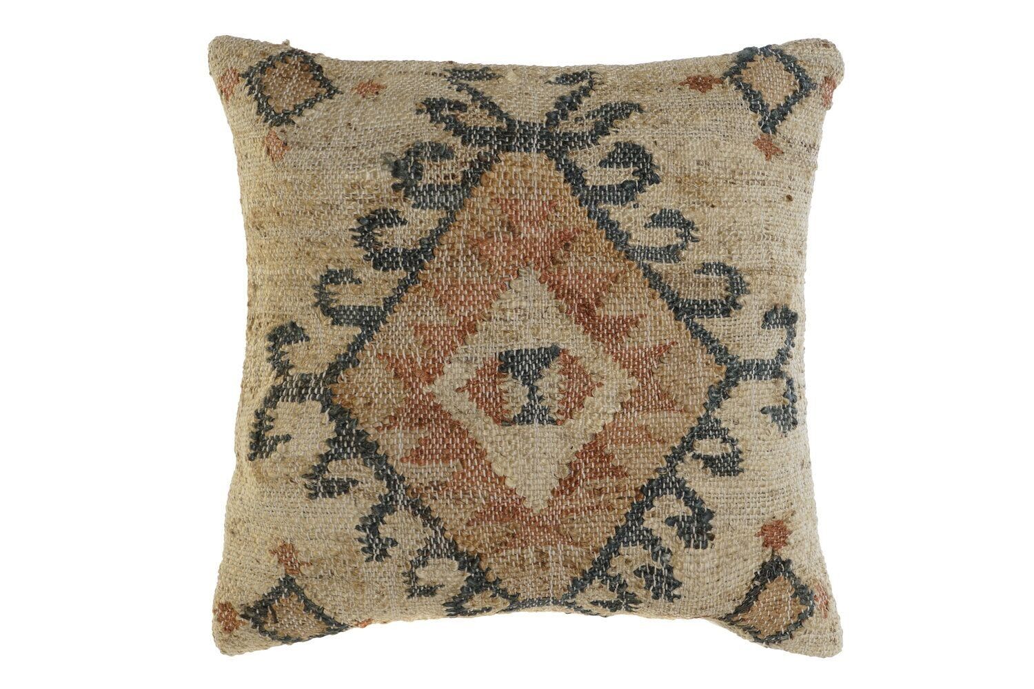 CUSCINO JUTA 50X15X50 560 GR, KILIM INTRECCIATO NATURALE TX208751