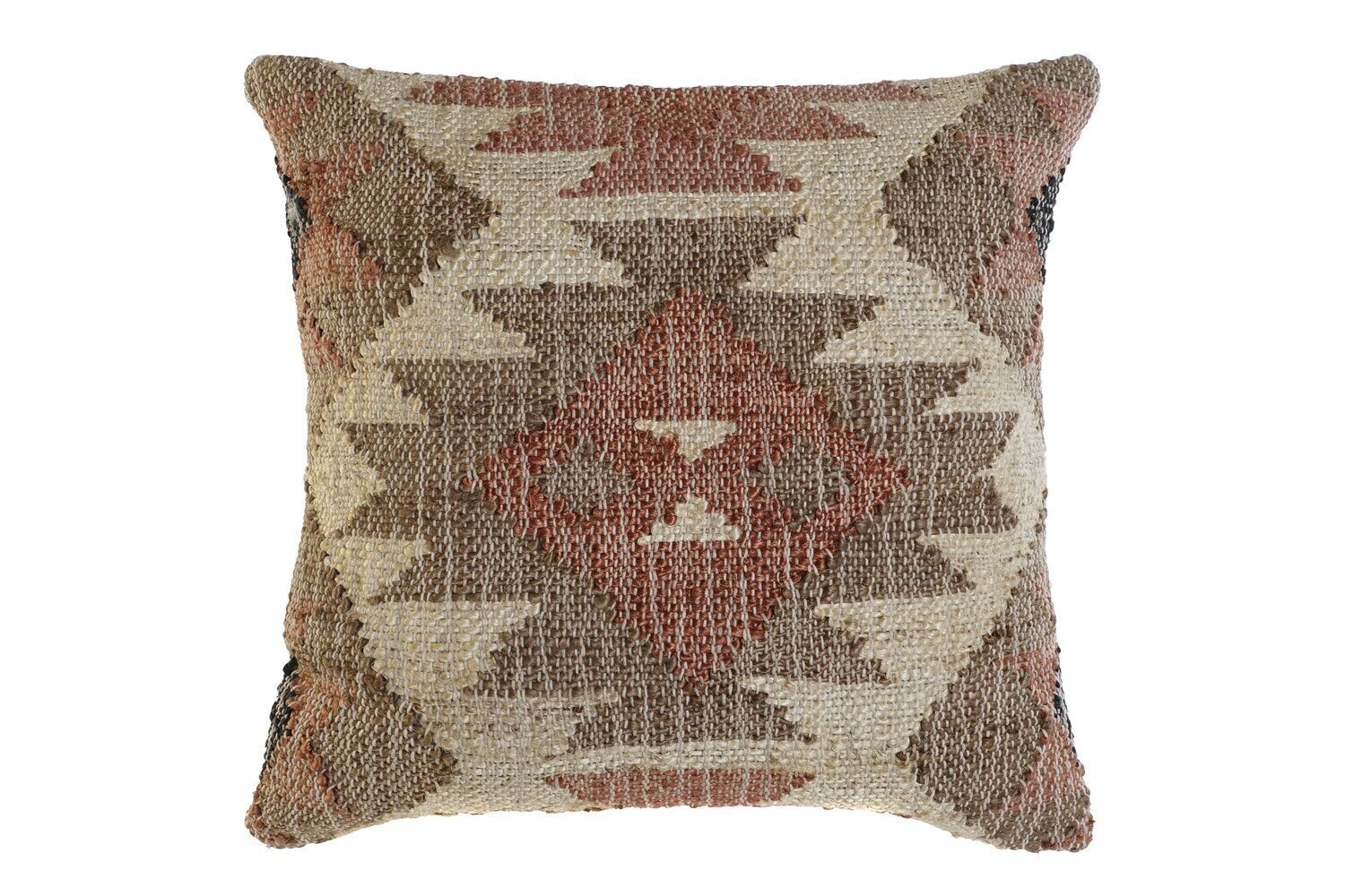 CUSCINO IN JUTA 50X15X50 560GR, KILIM INTRECCIATO NATURALE TX208750