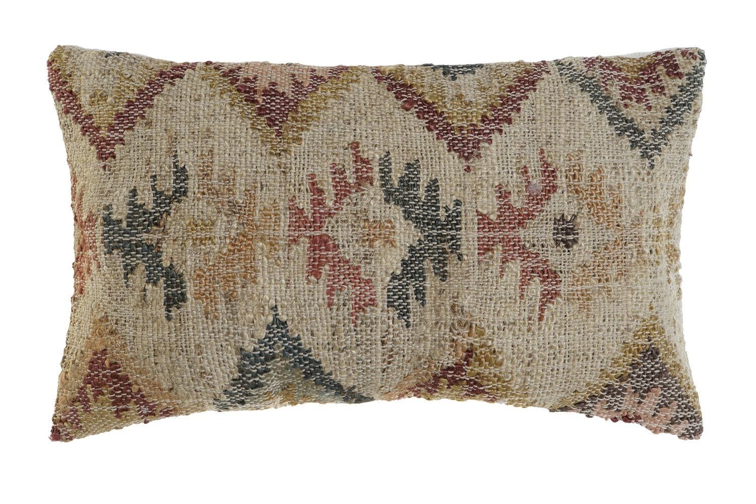 CUSCINO JUTA 60X15X35 480GR, TESSUTO NATURALE KILIM TX208749