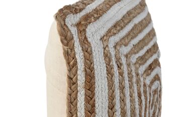 COUSSIN COTON JUTE 45X45 1,30 KG FAIT MAIN TX213624 2