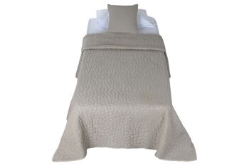 COUVRE-LIT POLYESTER 180X260 100 GR. BEIGE TX213515 5