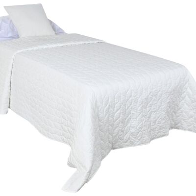 POLYESTER BEDSPREAD 180X260 100 GR. WHITE TX213511