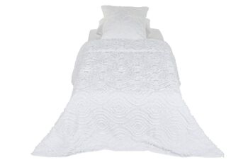 COUVRE-LIT POLYESTER 180X260 REMBOURRAGE 150 G/M². BRODERIE TX213571 6