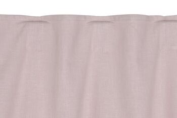 RIDEAU EN LIN 140X260 BOUCLE CACHÉE PALO ROSE TX213493 2