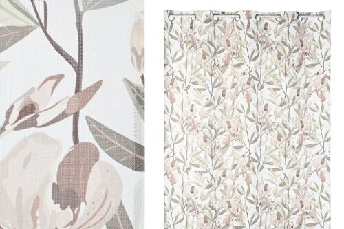 CORTINA POLIESTER 140X0,3X260 LEAVES IMPRESO TX210323