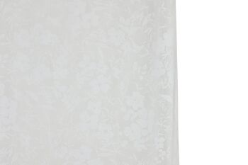 RIDEAU POLYESTER 140X260 8 ANNEAUX BLANC TX213536 6