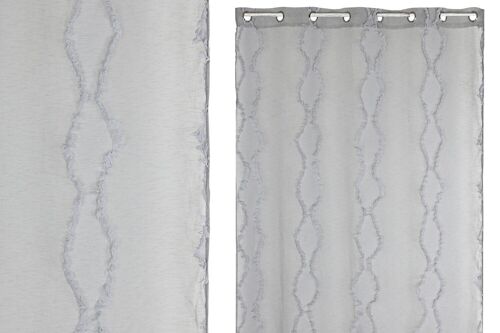 CORTINA POLIESTER 140X260 GRIS CLARO TX213396