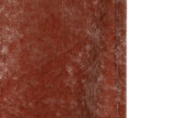 RIDEAU POLYESTER 140X260 8 ANNEAUX ROSE PÂLE TX213454 3