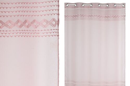 CORTINA POLIESTER 140X260 ROSA PALO TX213392