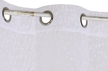 RIDEAU POLYESTER 140X260X260 8 ANNEAUX BLANC TX210187 2